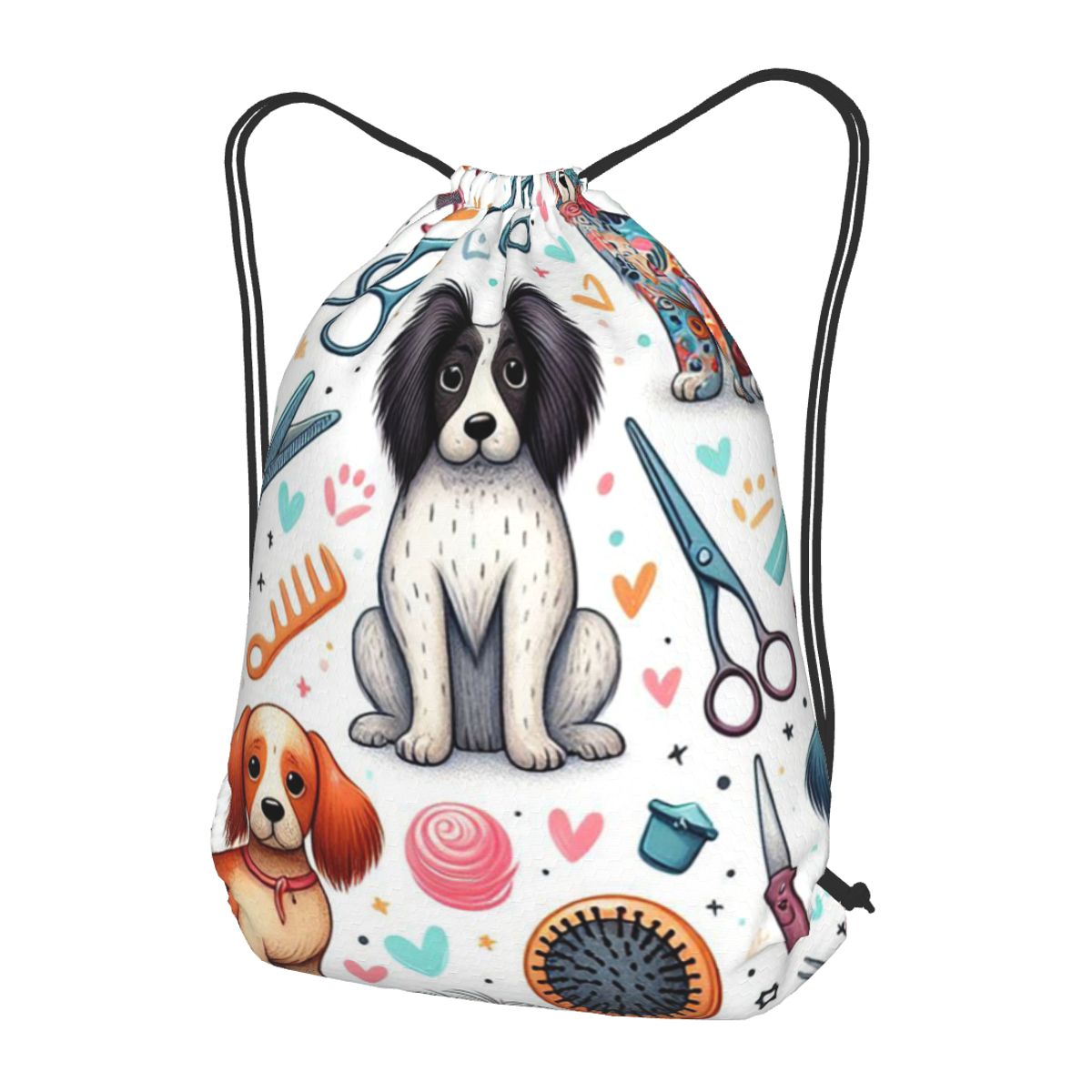 Men'S Grooming Bag - Ransel Cetak Dog Grooming Tas Serut