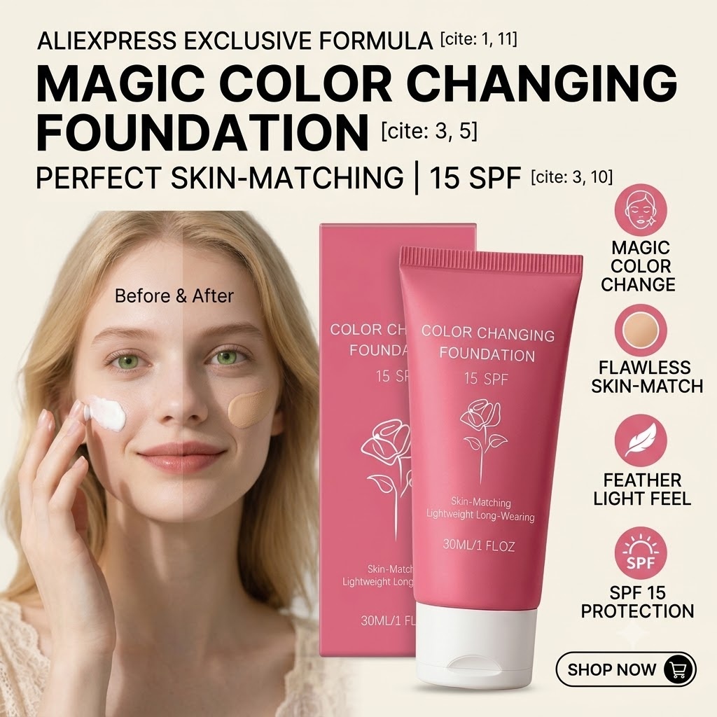 Face Moisturizer Spf - Foundation Pengubah Warna SPF 15 Cair