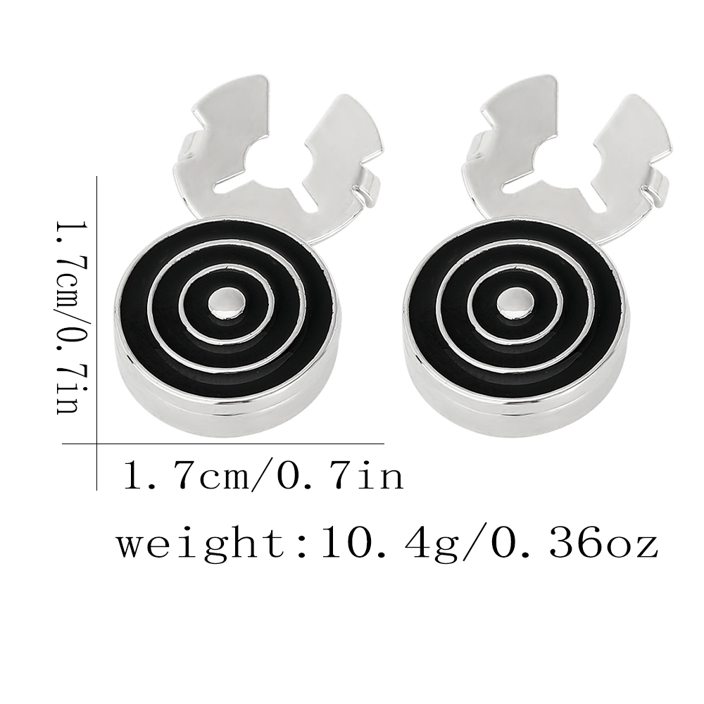 Men'S Grooming Target - 2 Buah Kancing Manset Desain Target