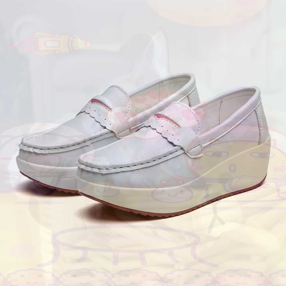 Men'S Grooming Lounge - Plataform Sepatu Kets Merah Muda Musim