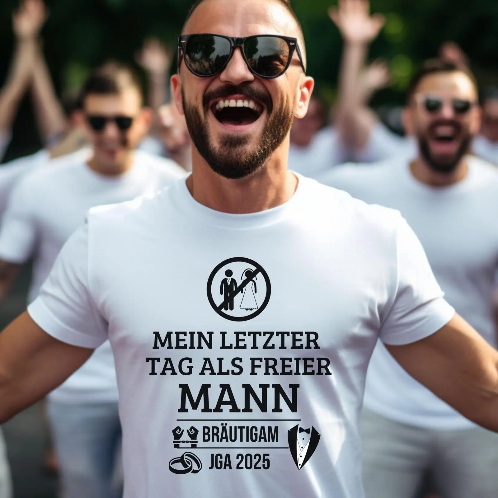 Men Grooming Quotes Short - Kaos Pesta Lajang Pria JGA 2025,