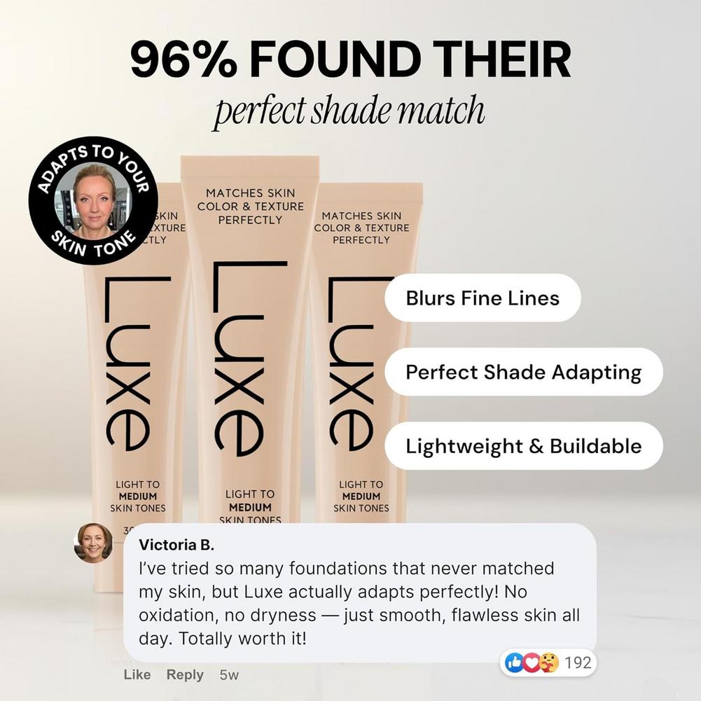 Face Moisturizer Spf - Foundation Cair Pengubah Warna Luxe SPF
