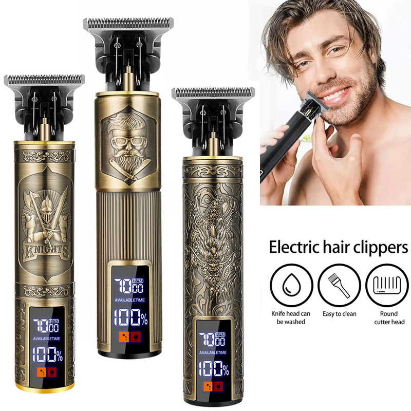 Beard Trimmer Cordless - Pemangkas Rambut T9 Tanpa Kabel untuk