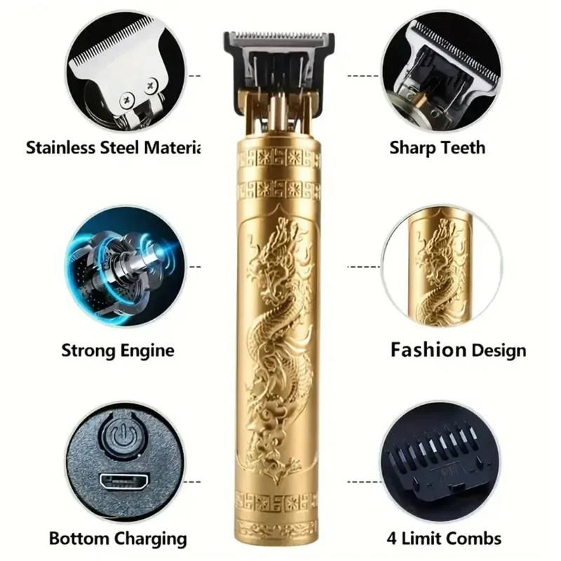 T9 Gunting Rambut Antik untuk  - Mens Vintage Grooming Kit ulasan dan harga