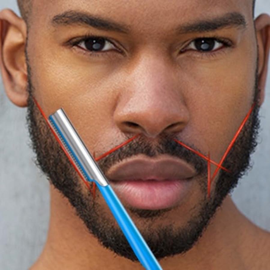 Alat Cukur Jenggot, Pisau Cuku - Men'S Grooming Eyebrow Shape ulasan dan harga