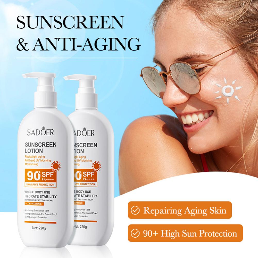 SADOER Spf 90+ 50+ Tabir Surya - Face Moisturizer Spf ulasan dan harga
