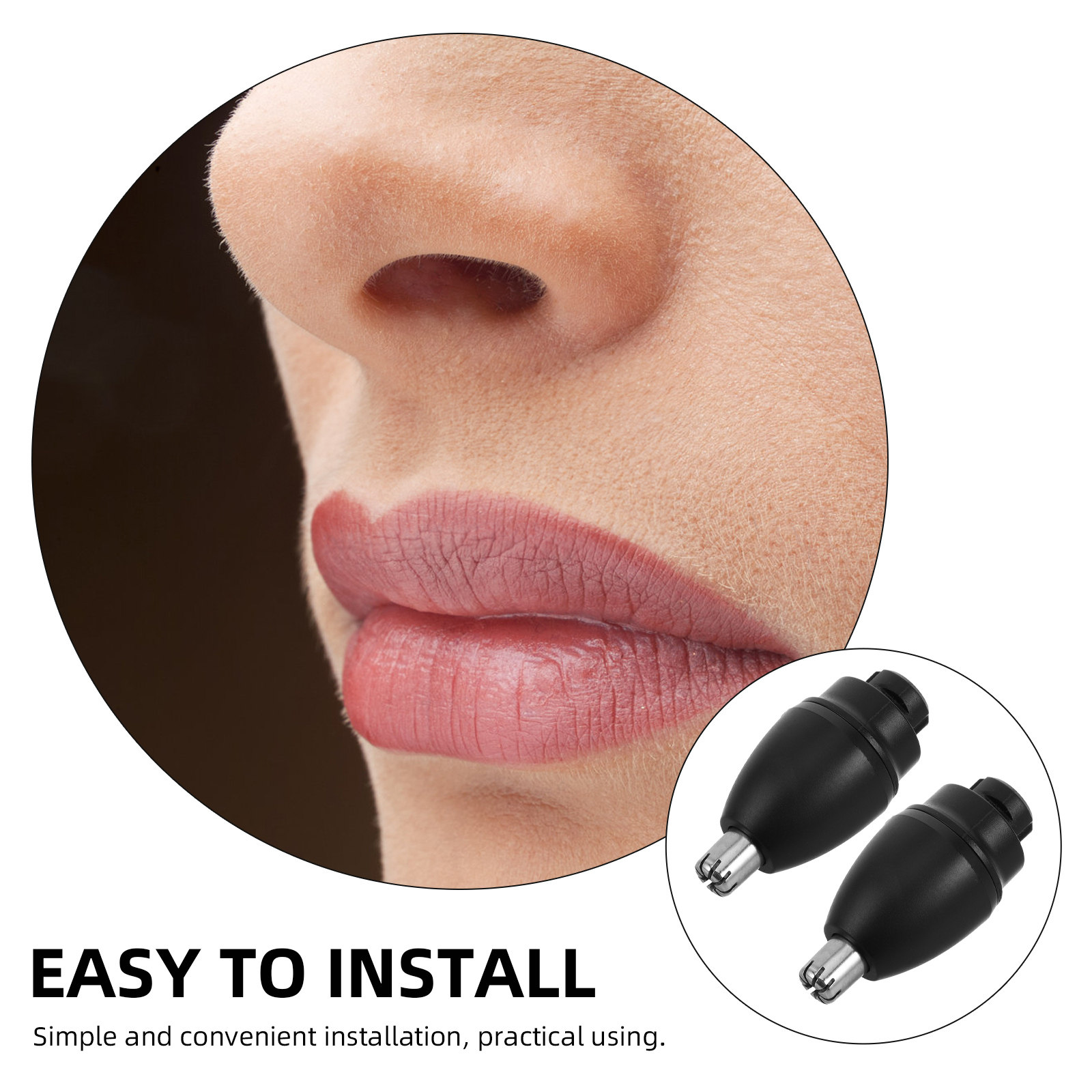 2 Buah Kepala Pemangkas Hidung - Men'S Grooming Eyebrow Trimming ulasan dan harga