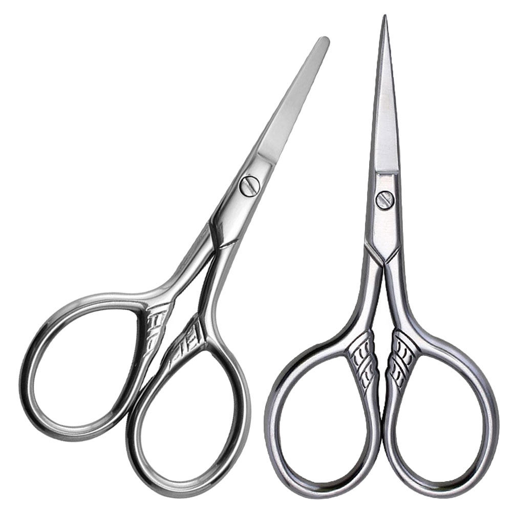 2 Buah Gunting Alis Kecil Baha - Men'S Grooming Eyebrow Trimming ulasan dan harga