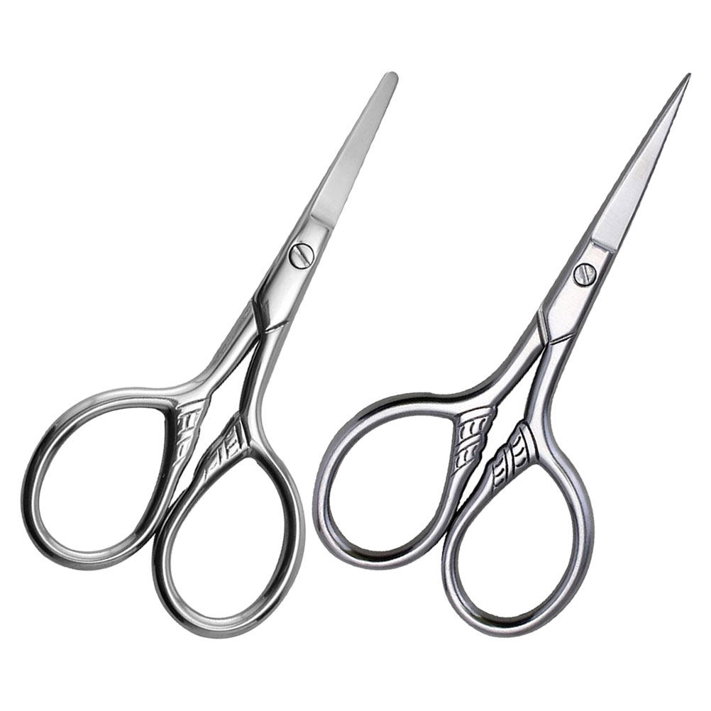 2 Buah Gunting Alis Kecil Baha - Men'S Grooming Eyebrow Trimming ulasan dan harga