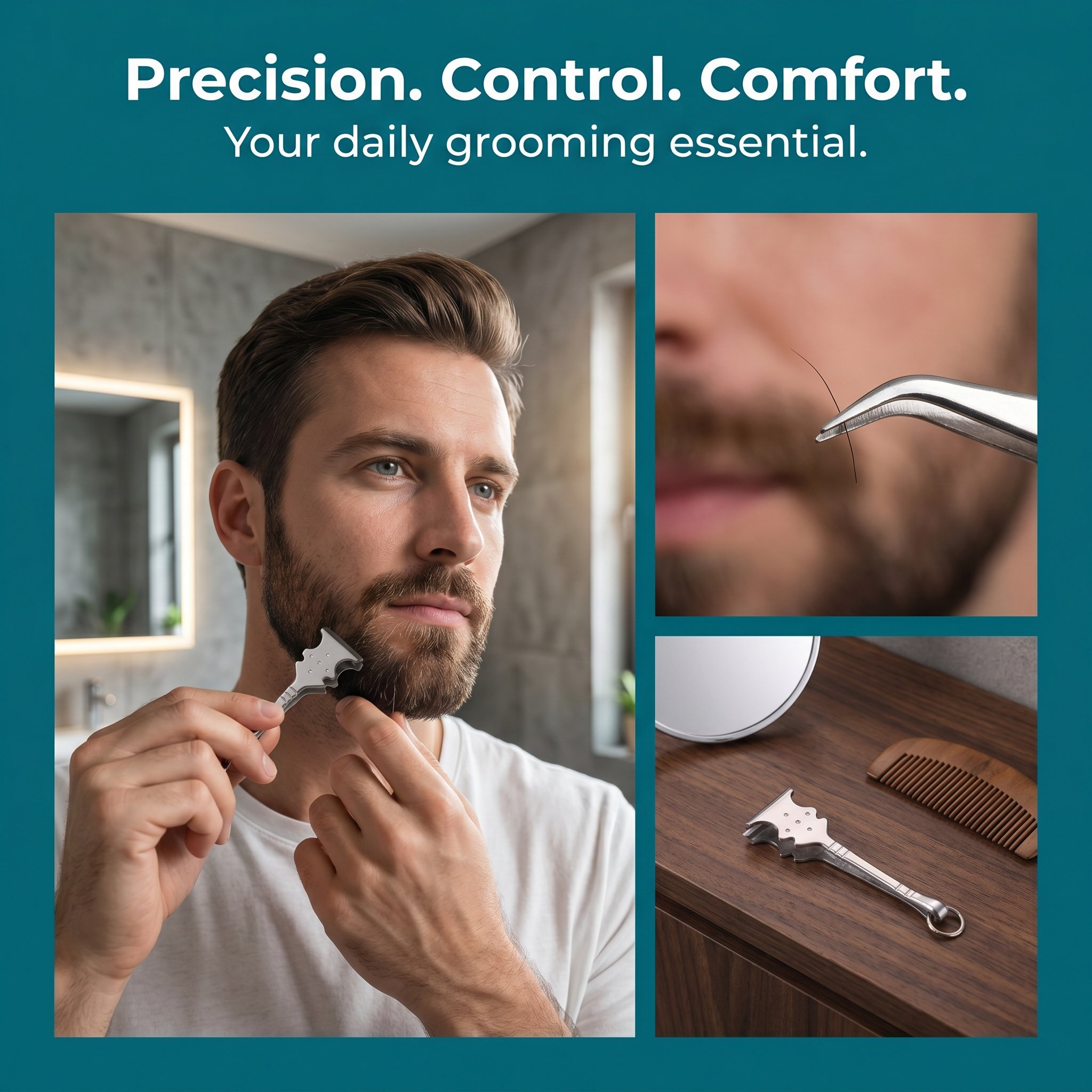 Pinset Jenggot Bentuk Gitar da - Men'S Grooming Eyebrow Shape ulasan dan harga