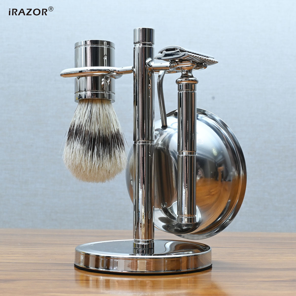 iRAZOR Kit Alat Perawatan Alat - Mens Vintage Grooming Kit ulasan dan harga